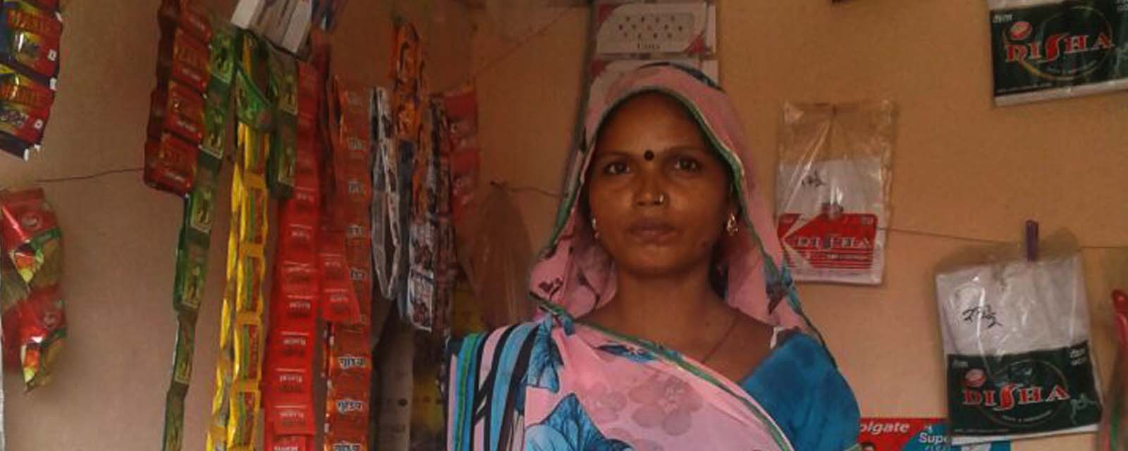 Santosh Devi in her Fancy Store.